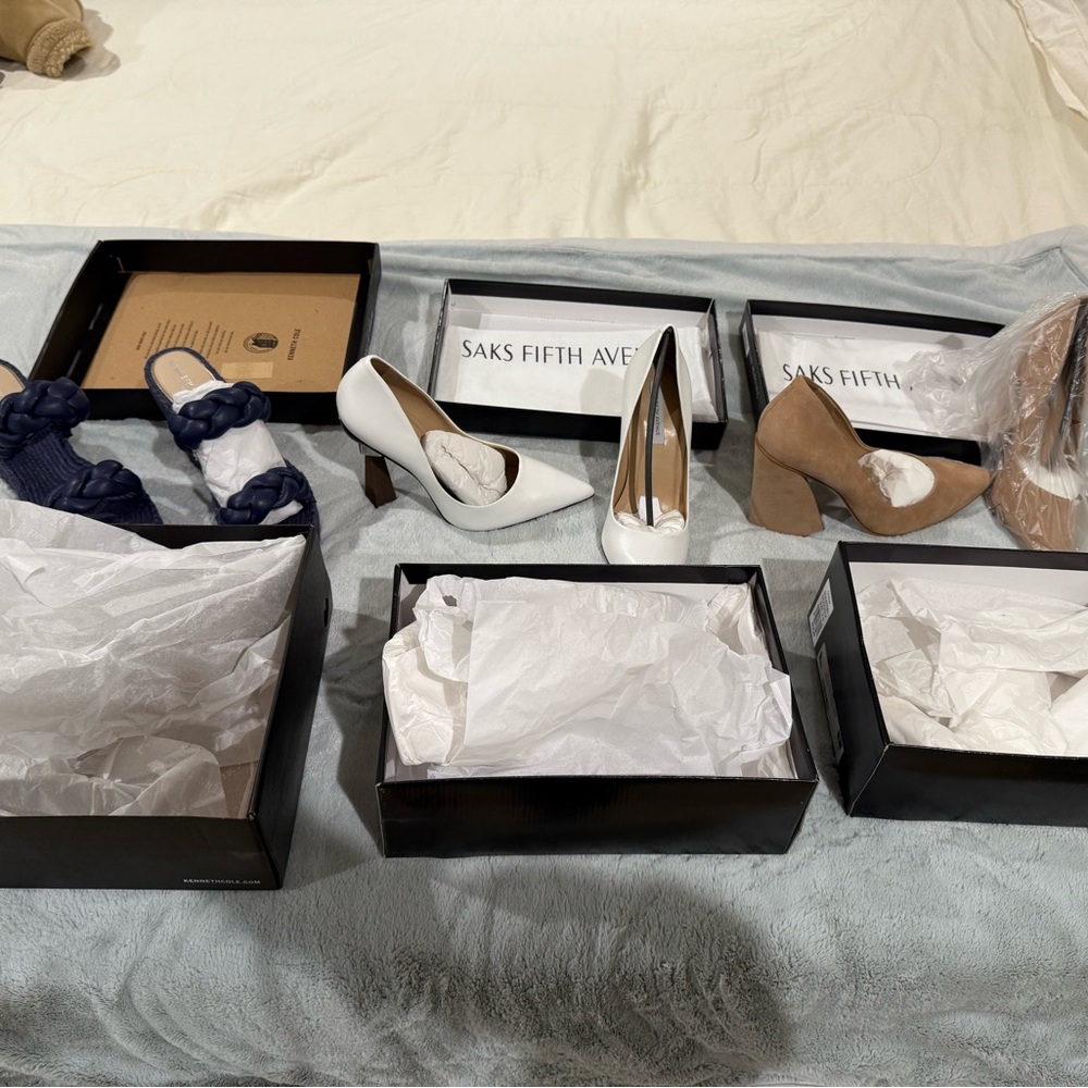 3 pair of brand new Saks ladies shoes - Size 9